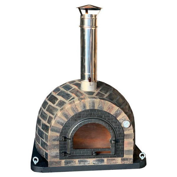 Picture of Outdoor pizza oven black refractory bricks