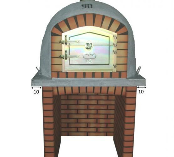 Picture of Oven base made in bricks