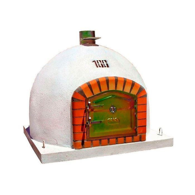 Imagem de Forno a lenha tradicional com chaminé 100cm