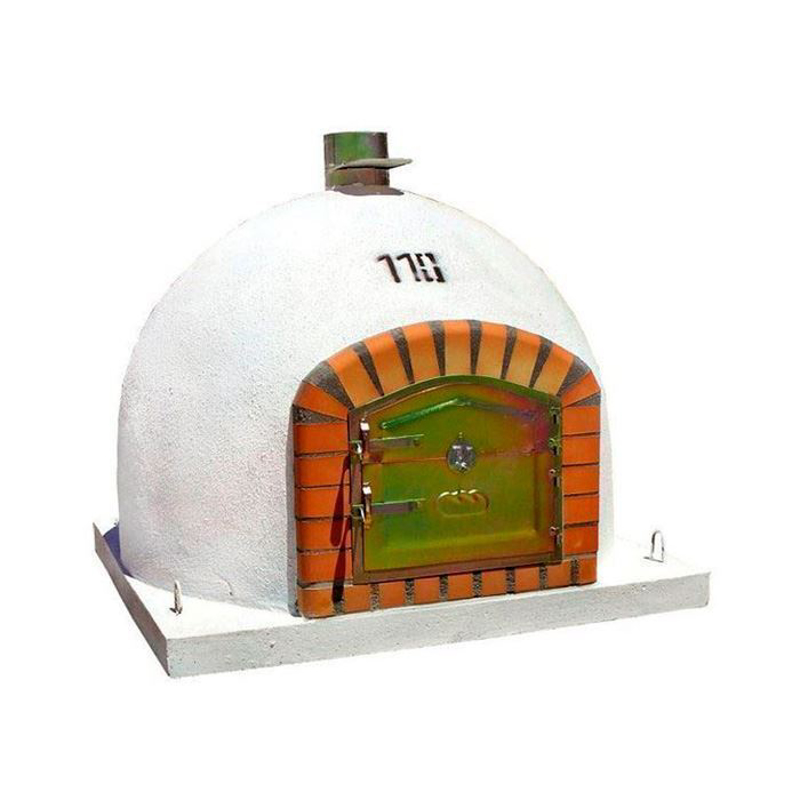 Imagem de Forno a lenha tradicional com chaminé 110cm