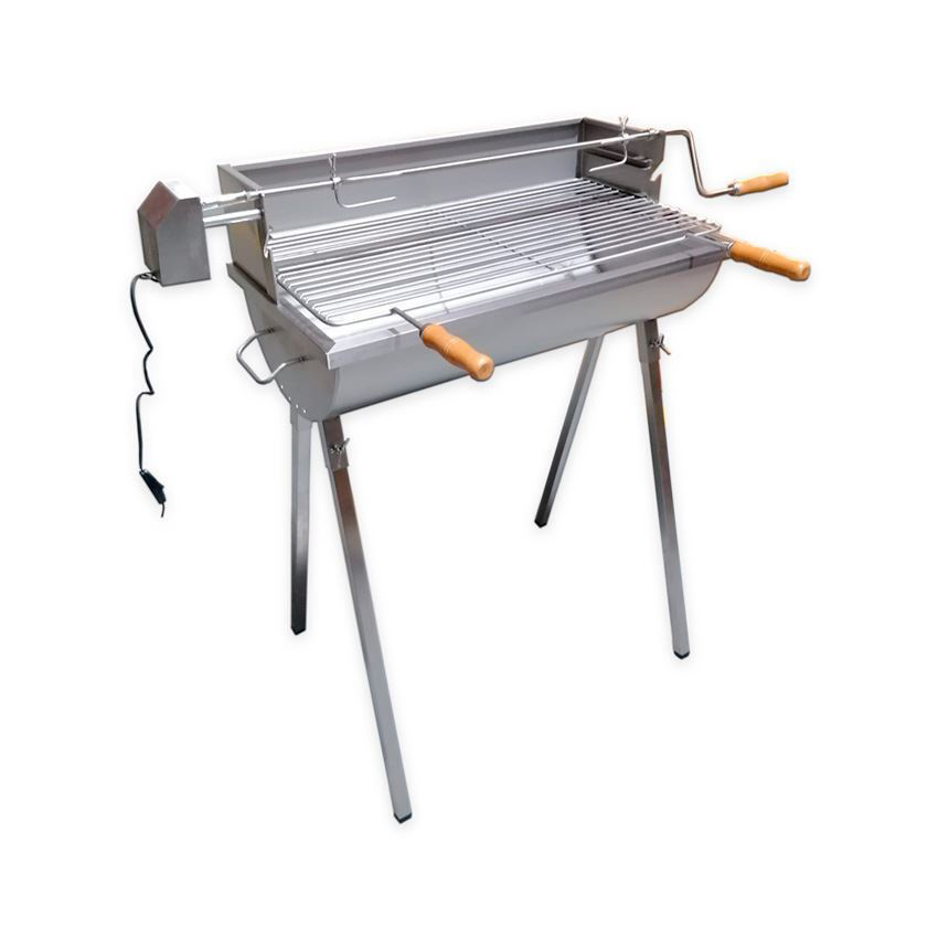 BBQ-TORO Gril pivotant | Ø 64 cm | gril au charbon de bois avec grille |  gril à manivelle | noir | gril sur pied