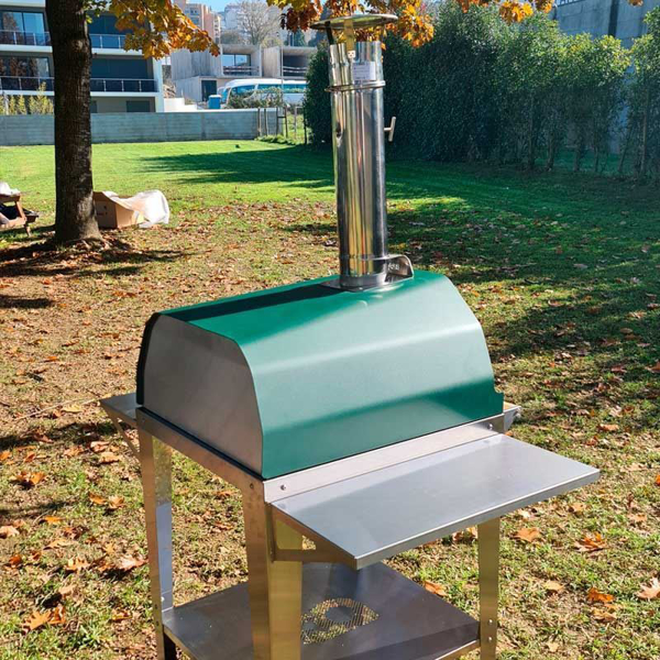 Foto de Horno de leña Brasa verde con carro