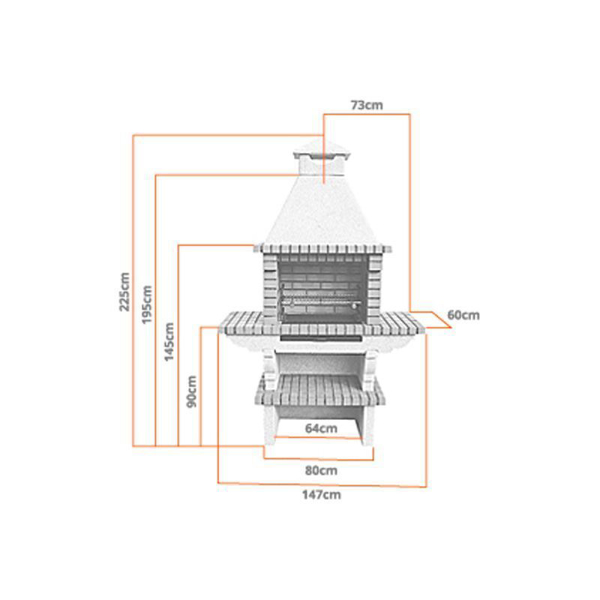 Imagen de Barbacoa de obra CS112