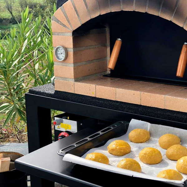 Bild von Pizzaofen garten COLISEU holzbefeuerte Pizzaofen