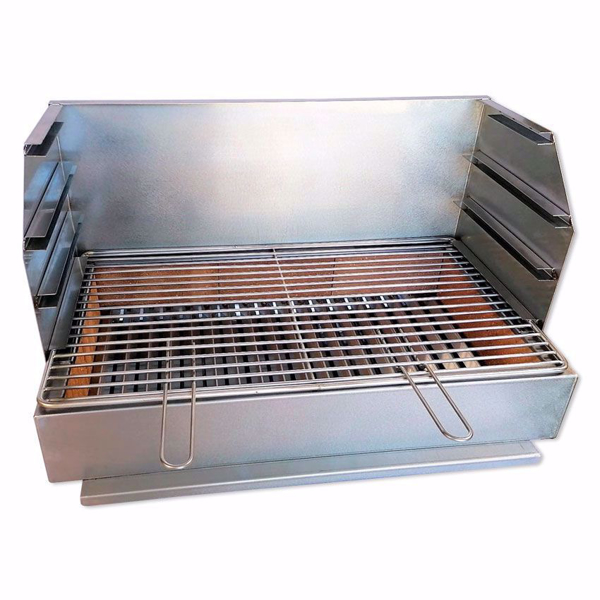 Image sur Barbecue a poser 60cm charbon et bois