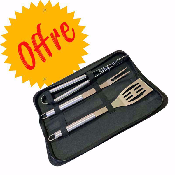 Image sur OFFRE Accessoires barbecue Kit 3 Pcs