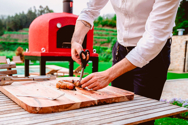 Bild von GIUSTO Holzbackofen für Pizza