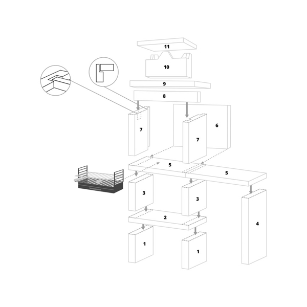 Image sur Barbecue avec Plan de Travail et Gril CS607, Qualité et Durabilité
