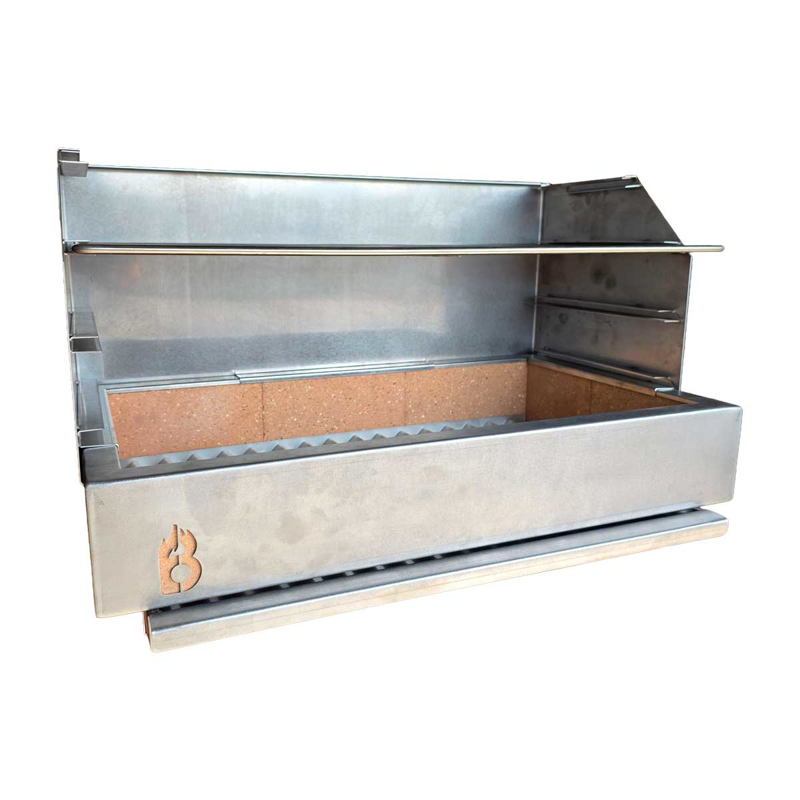 Image sur Barbecue a poser 60cm charbon et bois