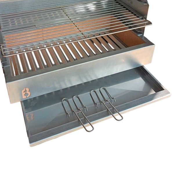 Image sur Barbecue a poser 60cm charbon et bois