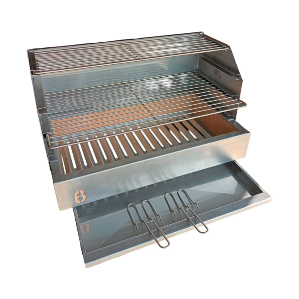 Picture of Stainless Steel Countertop BBQ 60cm 2x Grates 