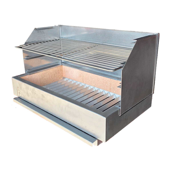 Image sur Barbecue a poser 60cm charbon et bois