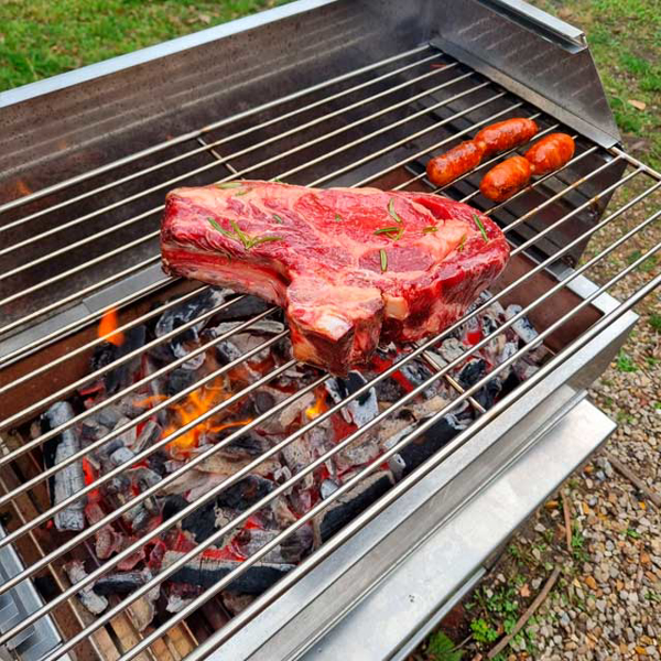 Picture of Stainless Steel Countertop BBQ 60cm 2x Grates 