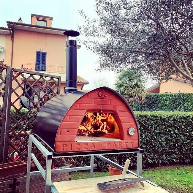 Four à Bois Portable Pizzone 4 Pizza – Pizza Party. BrasaOvens