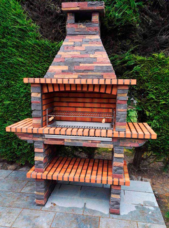 Foto de Barbacoa de obra 80cm para exteriores 204