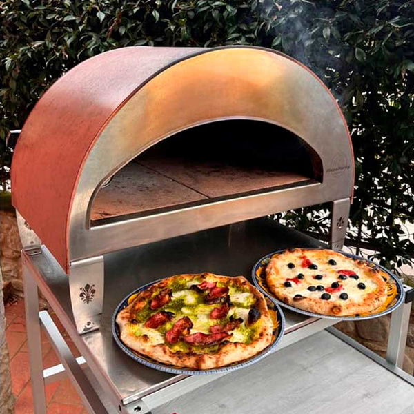 Bild von Gas Pizzaofen für den Außenbereich Emozione Large 2 Pizzen – 40×70 cm Backfläche