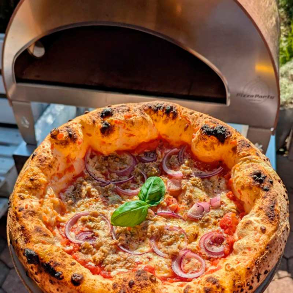 Bild von Gas Pizzaofen für den Außenbereich Emozione Large 2 Pizzen – 40×70 cm Backfläche