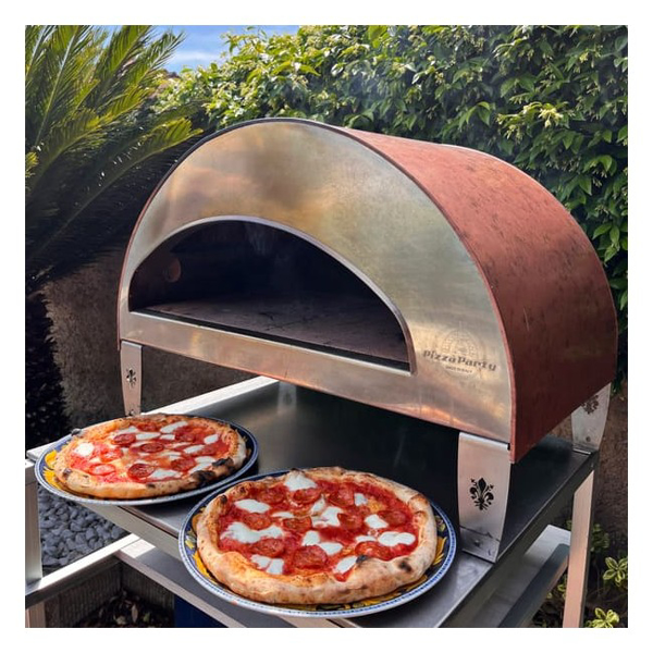 Bild von Gas Pizzaofen für den Außenbereich Emozione Large 2 Pizzen – 40×70 cm Backfläche