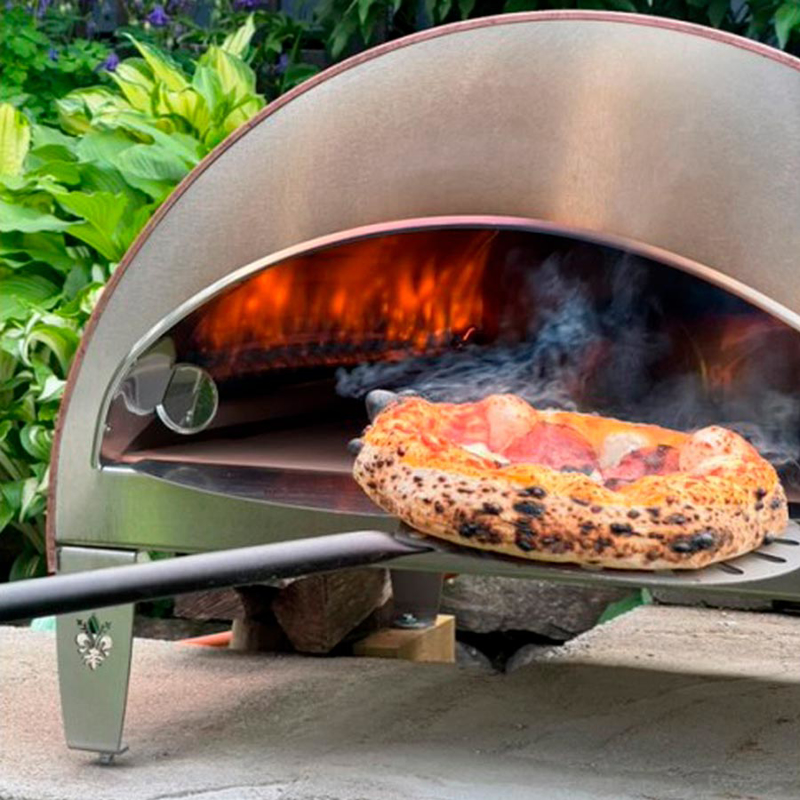 Bild von Gas Pizzaofen für den Außenbereich Ispirazione 60×70 cm – Kupfer-Finish