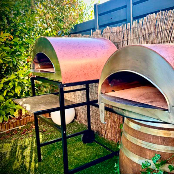 Bild von Gas Pizzaofen für den Außenbereich Ispirazione 60×70 cm – Kupfer-Finish