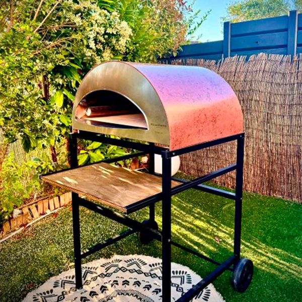 Bild von Gas Pizzaofen für den Außenbereich Ispirazione 60×70 cm – Kupfer-Finish