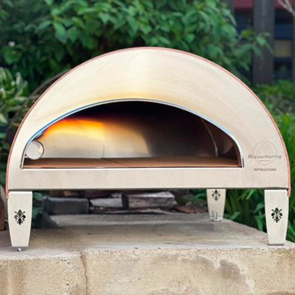 Bild von Gas Pizzaofen für den Außenbereich Ispirazione 60×70 cm – Kupfer-Finish