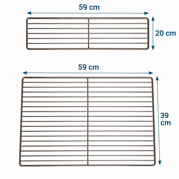 Picture of Stainless Steel Countertop BBQ 60cm 2x Grates 